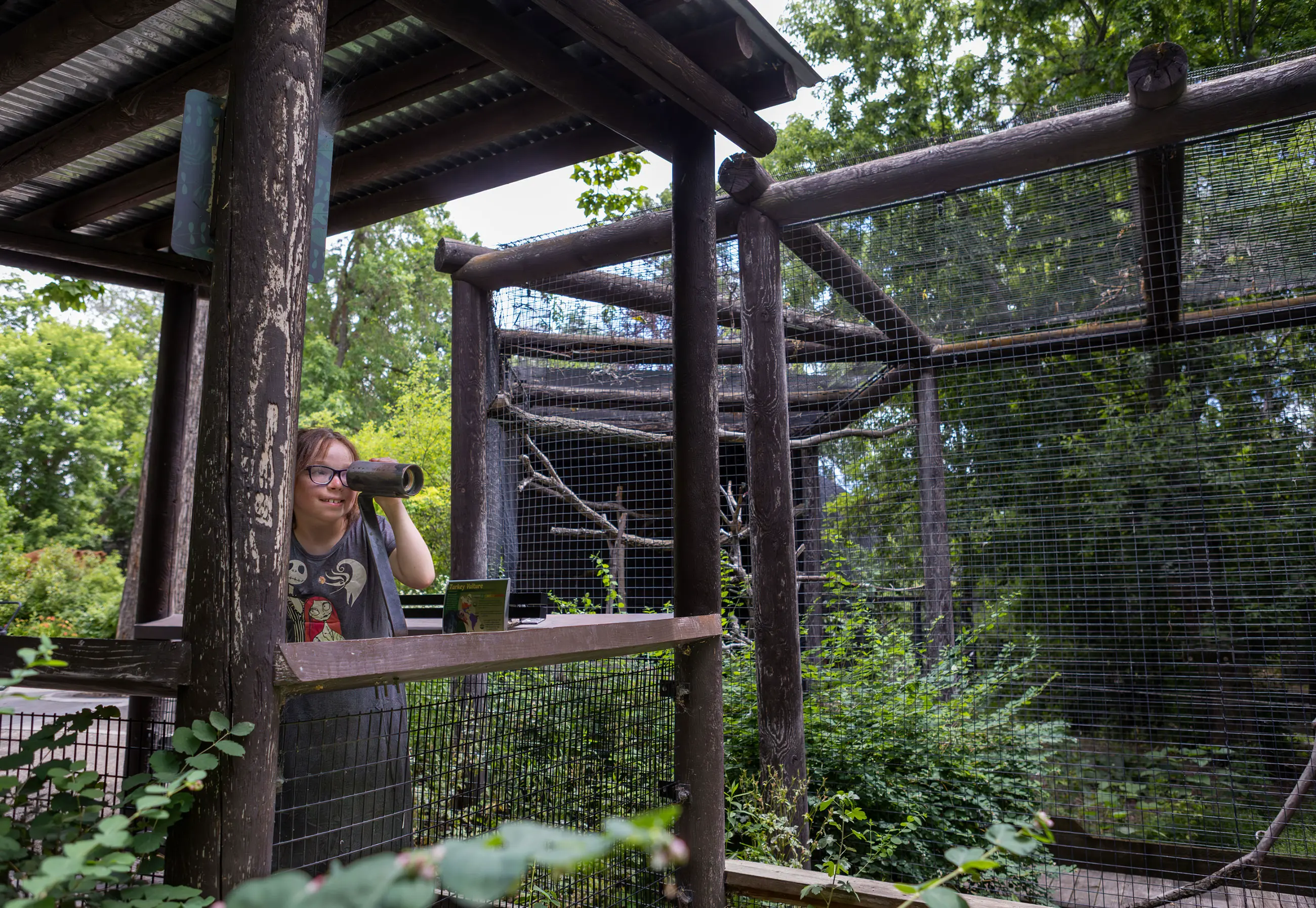Tracy Aviary Photoshoot - Hawk Cage